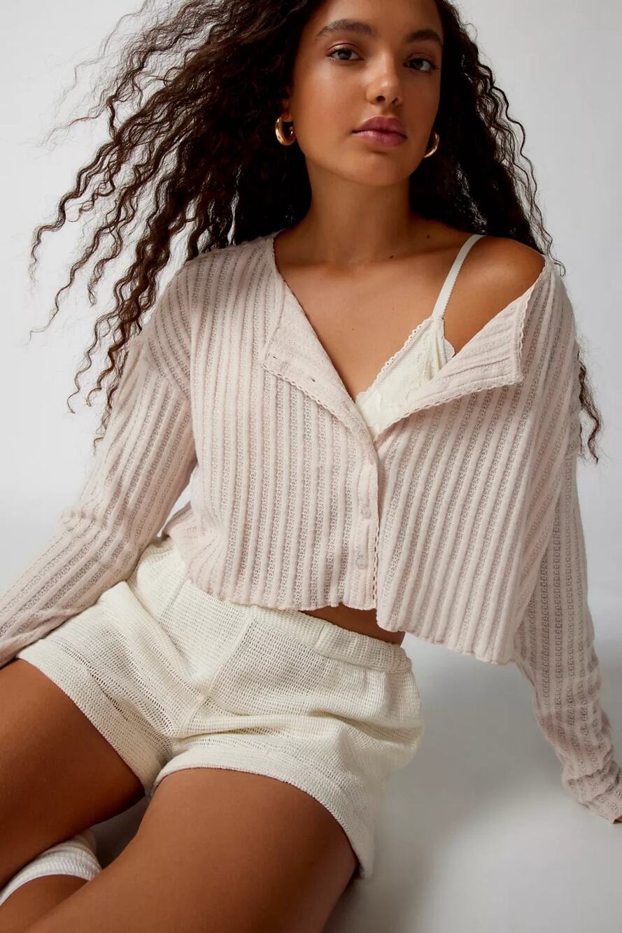 Out From Under Leilani Ribbed Cardigan